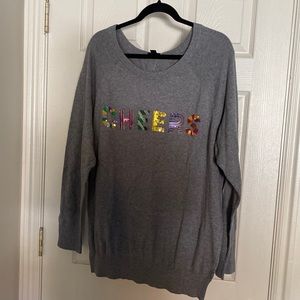 Torrid Cheers sweater